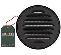 KOTARBAU® Grille d'aération Ronde avec Bride Blanche ⌀ 125 mm