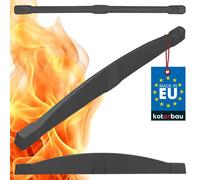KOTARBAU Grille de cheminée 370 mm Grille individuelle Grille à cendres Grille de tableau Grille Pièces de rechange Accessoires Grille de poêle en fonte Grille d'angle Grille d'angle en fonte