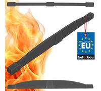 KOTARBAU Grille de cheminée 480 mm Grille individuelle Grille de cendrier Grille de tableau Pièces de rechange Accessoires Grille en fonte Grille de poêle Carrée Grille d'angle Fonte