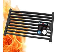 KOTARBAU® Grille de Cheminée en Fonte 32 x 21,5 cm pour Insert Poêle à Bois
