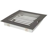 KOTARBAU® Grille de ventilation 14 x 14 cm avec moustiquaire - Grille d'aération en métal pour cheminées, ventilation - Anthracite