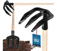 KOTARBAU® Houe à pommes de terre Outil pour déterrer les pommes de terre avec manche en bois