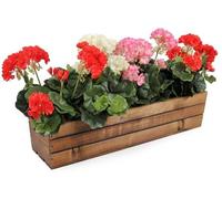 KOTARBAU® Jardinière à Herbes en Bois - Longue jardinière pour Balcon - 600 x 180 x 150 mm - Marron
