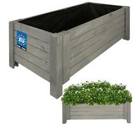 KOTARBAU® Jardinière Bois Extérieur 79 x 39 cm Anthracite | Boîte de Jardin | Bac à Fleurs | Support pour Plantes de Balcon