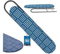 KOTARBAU® Jeannette Repassage Manches, Mini Planche a Repasser | 50 x 11 cm, Planche à Repasser Pliable, Housse Bleue