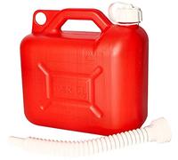 KOTARBAU® Jerrican en plastique avec bec verseur pour tous les types de carburant, 5 l