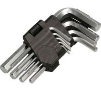 KOTARBAU® Jeu de 9 clés Allen courtes 1,5-10 mm Acier au chrome vanadium Clé Allen
