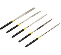 KOTARBAU® Jeu de limes aiguille diamantées 5 pces 160mm pour métal Jeu professionnel