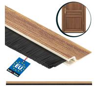 KOTARBAU Joint de brosse en pin 100 cm bas de porte isolant bas porte anti froid balai porte joint bas de porte d'entrée bas porte garage brosse porte