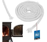KOTARBAU® Joint d'étanchéité en fibre de verre ignifuge 12 x 12 mm 2 m
