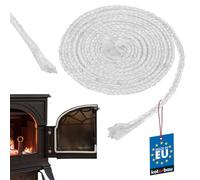 KOTARBAU® Joint d'étanchéité en fibre de verre ignifuge - 4 x 4 mm - 2 m
