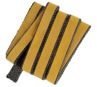 KOTARBAU® Joint Insert Cheminée - Joint Poêle À Bois - 20 x 4 mm - Fibre de Verre - 2,5 m - Noir - Résistant à la Chaleur - Autocollant