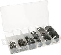 KOTARBAU® Joncs d'arrêt E-Clip Jeu de 300 pièces 1,5 - 22mm Différentes tailles + boîte d'assortiment