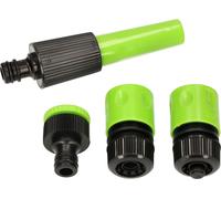 KOTARBAU® Kit de pulvérisation 4 pces pour tuyau d'arrosage 1/2'' Buse de pulvérisation droite Kit complet