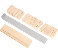 KOTARBAU® Kit de quincaillerie de montage robuste 32 éléments Entretoises Tirant Cale de frappe pour stratifié Parquet Planchers en bois