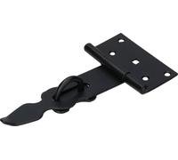 KOTARBAU® Kit loquet et moraillon 190 mm Noir Fermeture massive pour portes Portail de sécurité