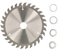 KOTARBAU® Lame de scie en carbure pour bois 30 dents Ø 140 mm + anneaux réducteurs