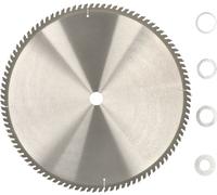 KOTARBAU® Lame de scie en carbure pour coupe de bois 100 dents 500 mm + bagues de réduction