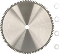 KOTARBAU® Lame de scie en carbure pour coupe de bois 100 dents 600 mm + bagues de réduction