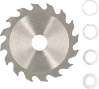 KOTARBAU® Lame de scie en carbure pour coupe de bois 16 dents Ø 115mm + bagues de réduction