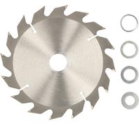 KOTARBAU® Lame de scie en carbure pour coupe de bois 16 dents Ø 150 mm + bagues de réduction