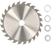 KOTARBAU® Lame de scie en carbure pour coupe de bois 24 dents Ø 150 mm + bagues de réduction