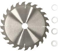 KOTARBAU® Lame de scie en carbure pour coupe de bois 24 dents 250 mm + bagues de réduction