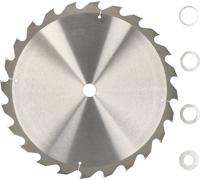 KOTARBAU® Lame de scie en carbure pour coupe de bois 24 dents 300 mm + bagues de réduction