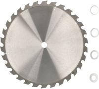 KOTARBAU® Lame de scie en carbure pour coupe de bois 30 dents 450 mm + bagues de réduction