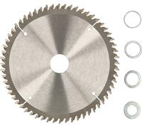 KOTARBAU® Lame de scie en carbure pour coupe de bois 60 dents 140 mm + bagues de réduction