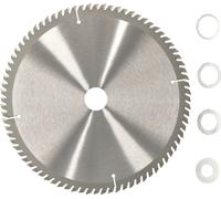 KOTARBAU® Lame de scie en carbure pour coupe de bois 80 dents 230 mm + bagues de réduction