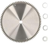 KOTARBAU® Lame de scie en carbure pour coupe de bois 80 dents 450 mm + bagues de réduction