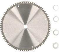 KOTARBAU® Lame de scie en carbure pour coupe de bois 80 dents 500 mm + bagues de réduction