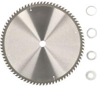 KOTARBAU® Lame de scie en carbure pour coupe de bois 80 dents 600 mm + bagues de réduction