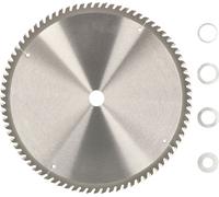 KOTARBAU® Lame de scie en carbure pour la coupe du bois 80 dents 300 mm + bagues de réduction
