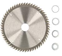 KOTARBAU® Lame de scie en métal dur pour coupe de bois, 60 dents, diamètre 140 mm, avec bagues de réduction