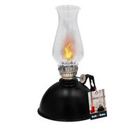 KOTARBAU® Lampe à huile Lanterne vintage en verre avec flamme réglable MONK 20 cm Éclairage de camping et intérieur