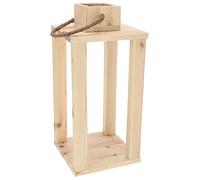 KOTARBAU® Lanterne décorative en bois pour fleurs et bougies H 490 mm