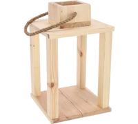 KOTARBAU® Lanterne décorative en bois pour fleurs et bougies M