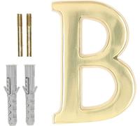 KOTARBAU® Lettre "B" en laiton 10 cm pour maisons, lotissements, hôtels, appartements, monuments Pierres tombales 100% laiton