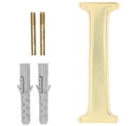 KOTARBAU® Lettre « I » en laiton 10 cm pour maisons, établissements, hôtels, appartements, monuments pierres tombales 100 % laiton