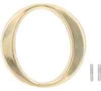 KOTARBAU® Lettre "O" en laiton 10 cm pour maisons, lotissements, hôtels, appartements, monuments Pierres tombales 100% laiton