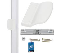 KOTARBAU Loqueteau de porte de balcon pratique - 6 couleurs différentes - Sécurité fumeur - Poignée de porte de balcon universelle - Blanc