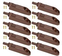 KOTARBAU® Lot de 10 amortisseurs pour portes de meubles avec adaptateur Marron SoftClose pour meubles