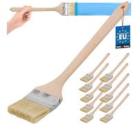 KOTARBAU® Lot de 10 pinceaux de radiateur 76 mm - Pinceaux d'angle - pour Les endroits Difficiles d'accès