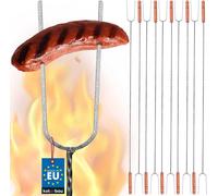 KOTARBAU® Lot de 10 piques à barbecue 120 cm Pique à barbecue pour griller feu de camp