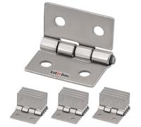 KOTARBAU® Lot de 12 charnières de meuble - 20 mm - En nickel - Roulées - Pour piano