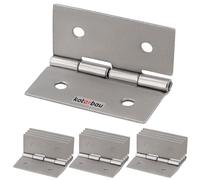 KOTARBAU® Lot de 12 charnières de meuble - 35 mm - En nickel - Roulées - Pour piano - Pour boîtes à outils