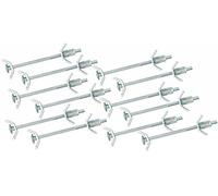 KOTARBAU® Lot de 12 connecteurs de plan de travail 120 mm pour plateaux de table et comptoirs