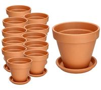 KOTARBAU® Lot de 12 pots de fleurs en terre cuite Ø 7 cm pour intérieurs et jardins